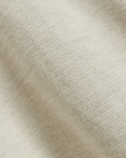 Plus cream rib cosy sweatshirt