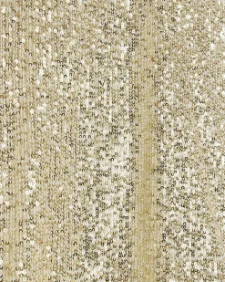 Plus gold sequin tank top