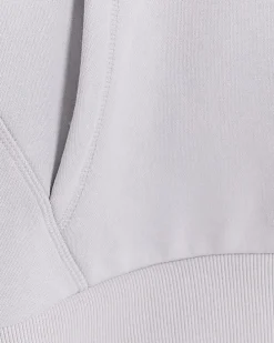 Purple regular fit plain hoodie