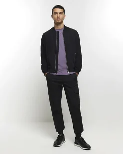 Purple regular fit t-shirt