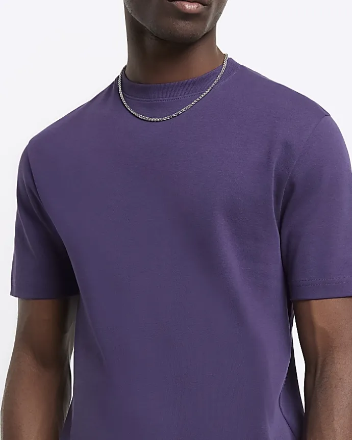Purple RI Studio slim fit t-shirt