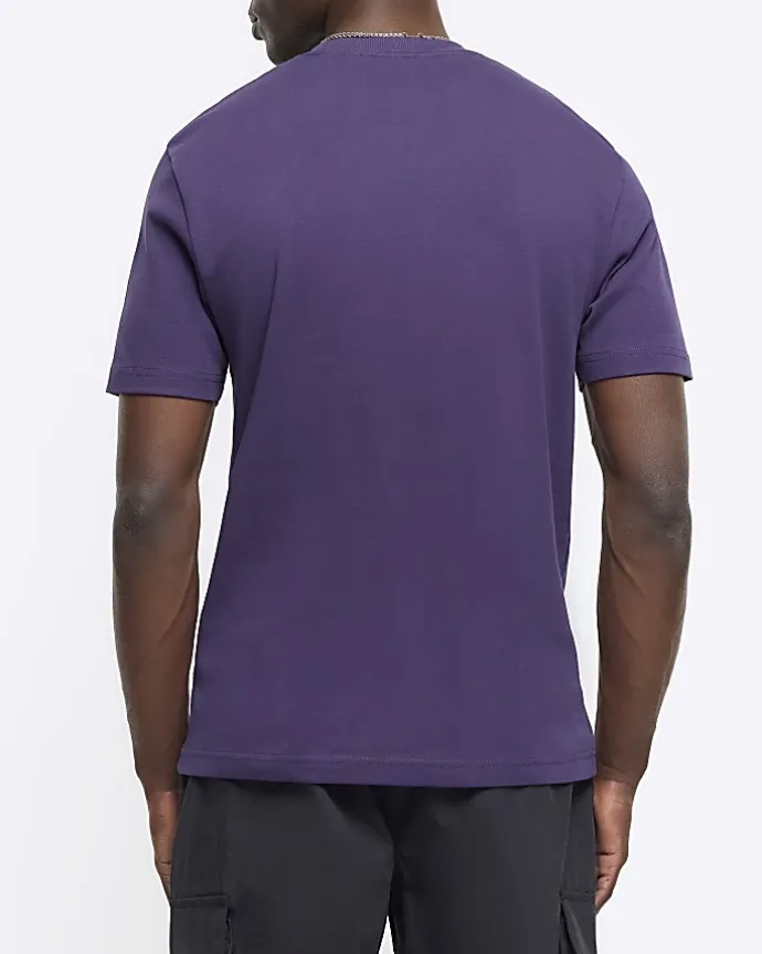 Purple RI Studio slim fit t-shirt