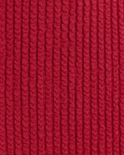 Red crinkle Swimsuit