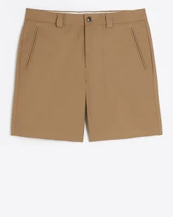 Rust tapered fit shorts