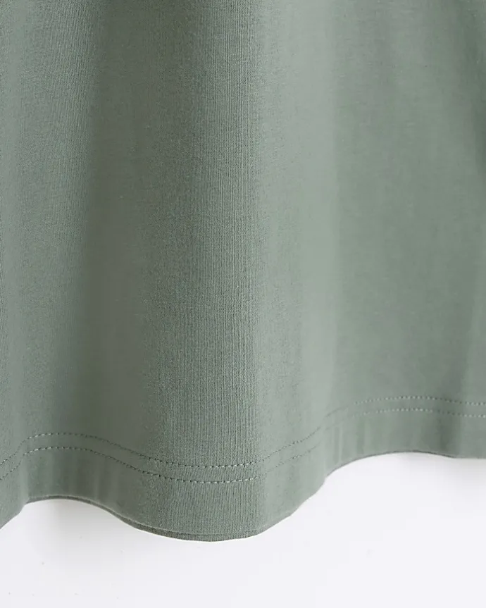 Sage green slim fit t-shirt