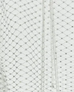 Silver Diamante Net Body Chain