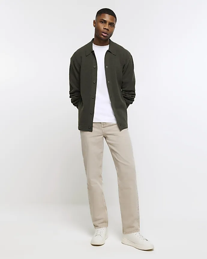 Stone straight fit jeans