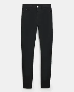 Tall black mid rise super skinny jeggings