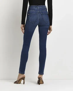 Tall blue bum sculpt skinny jeans