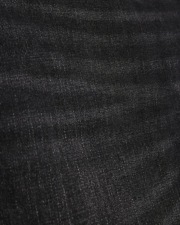 Washed black skinny fit jeans