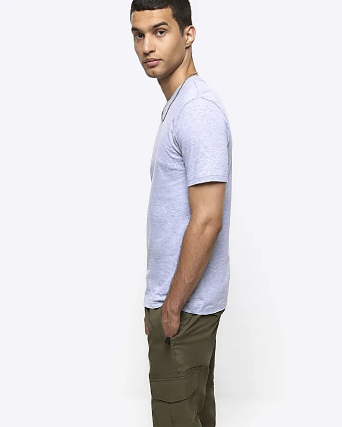 Washed khaki regular fit cargo joggers