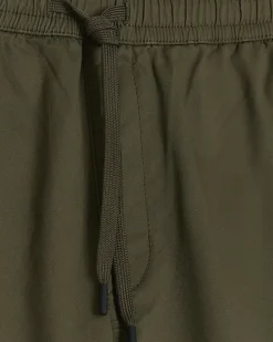 Washed khaki regular fit cargo joggers