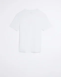 White muscle fit t-shirt