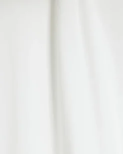 White muscle fit V neck t-shirt