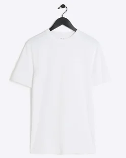 White RI Studio muscle fit t-shirt