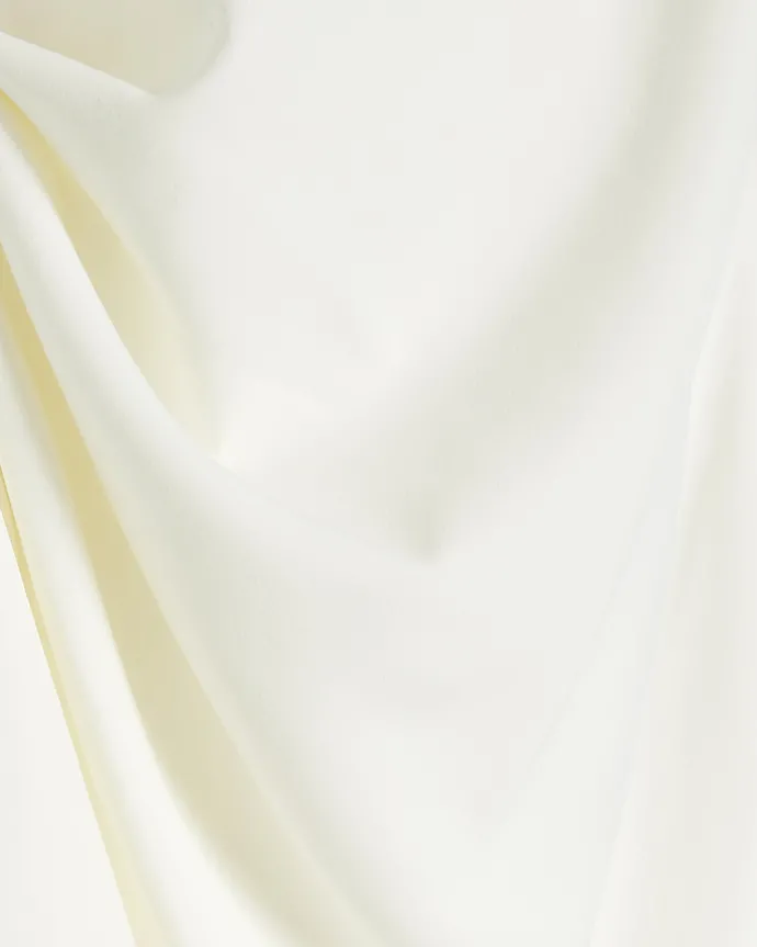 White ruched bodycon mini dress