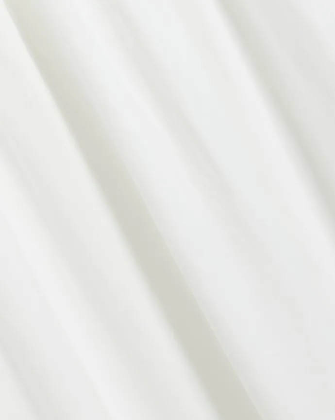 White scoop neck skater midi dress