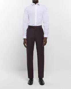 White slim fit multipack of 3 smart shirts