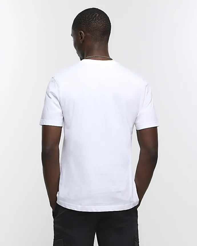 White slim fit t-shirt