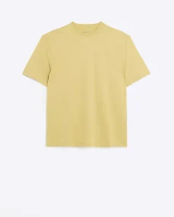 Yellow regular fit t-shirt