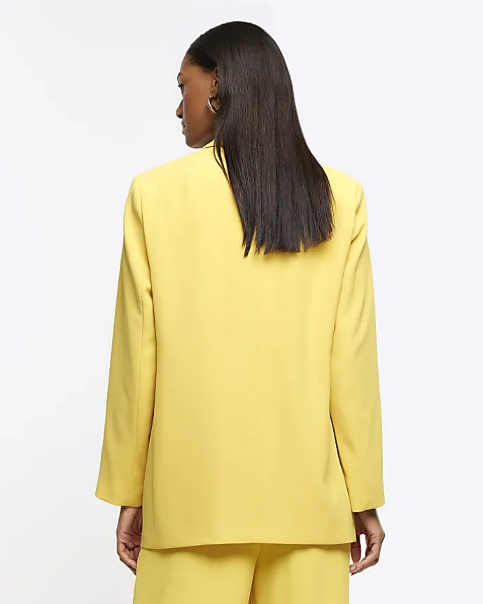 Yellow smart blazer