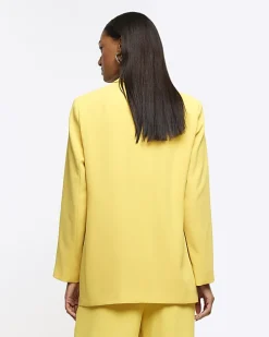 Yellow smart blazer